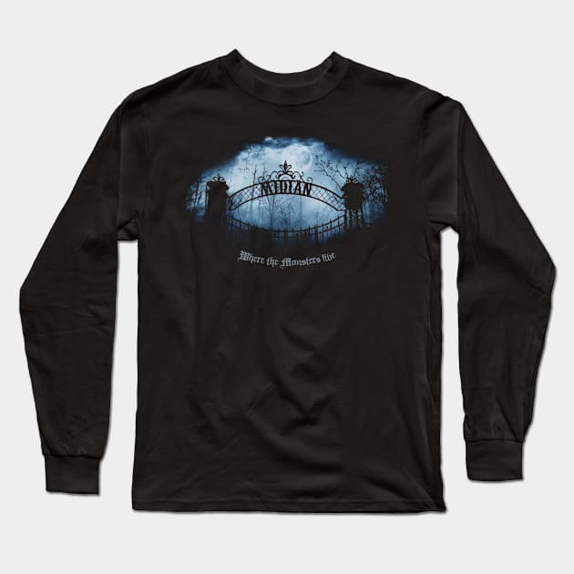 The Gates of Midian Long Sleeve T-Shirt by woodsman